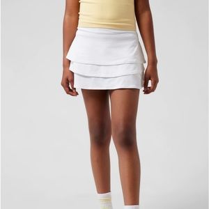 White Athleta Girl Skort
